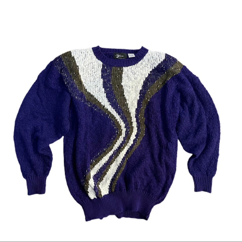 Vintage Lady Joyce Sweater 44 (18W) Purple